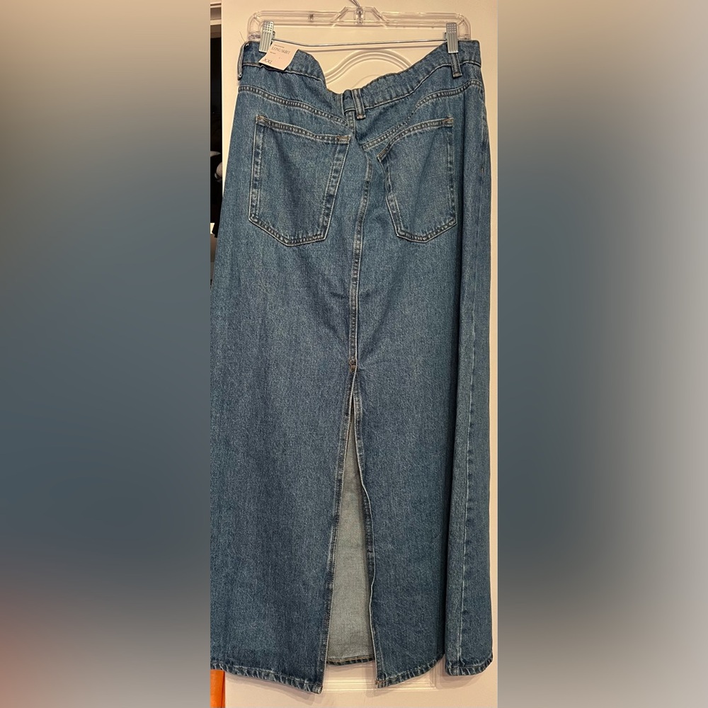 Mango long denim skirt with tags size XXL